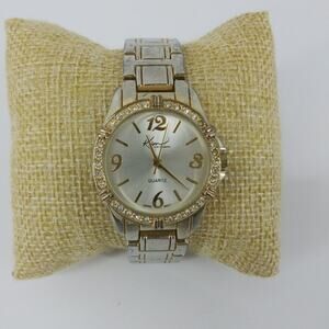 Kim Rogers Quartz Japan Mov't Gold Tone Bracelet Wristwatch Women's Ladies Round
